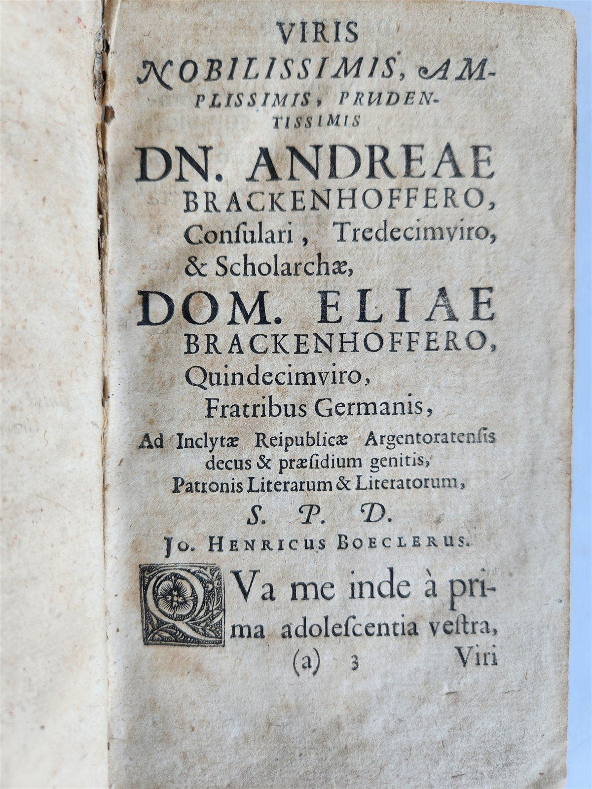 1694 HISTORY Herodiani historiarum by Baltasare Scheidio antique