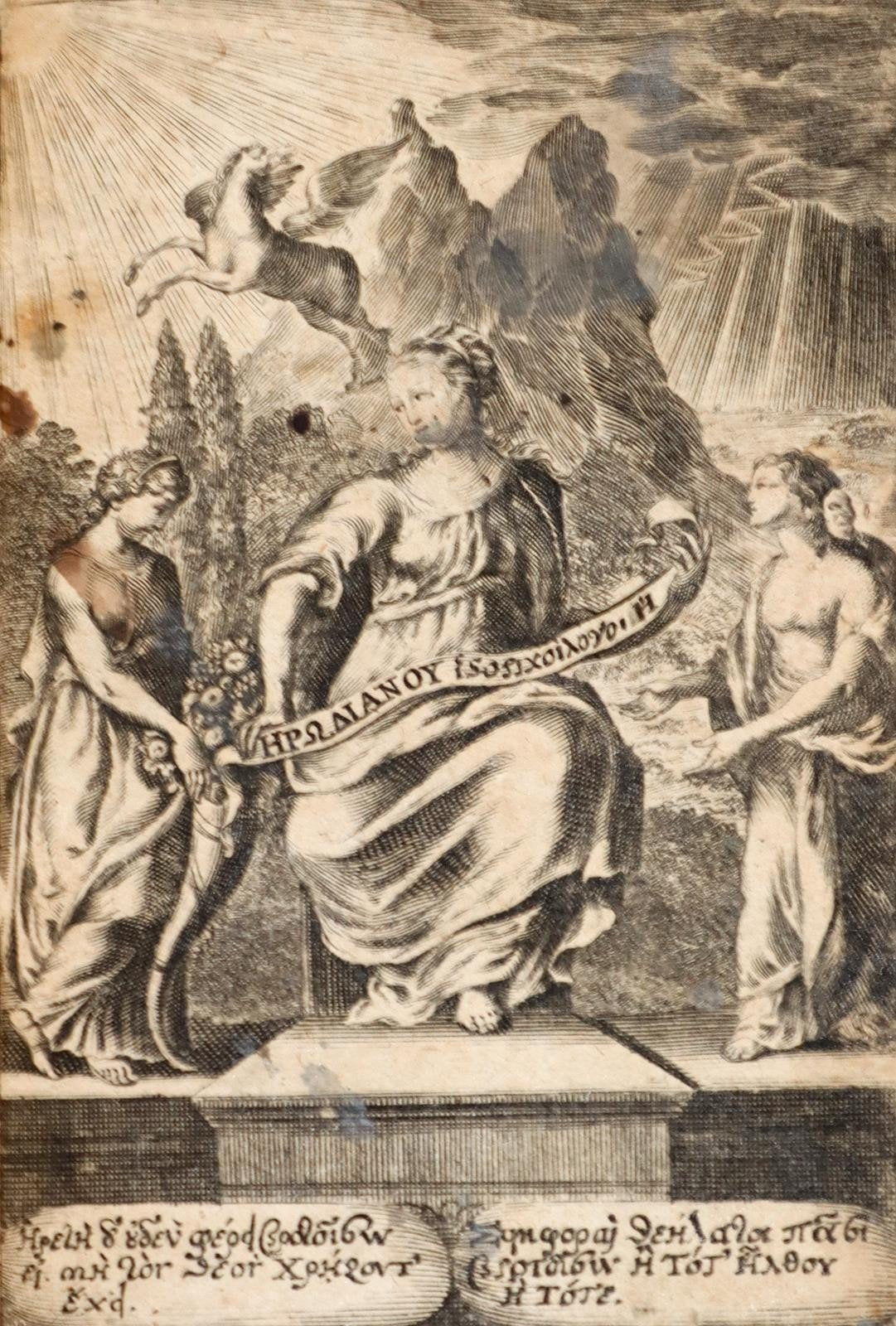 1694 HISTORY Herodiani historiarum by Baltasare Scheidio antique