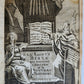 1733 BIBLE in FRENCH Old and New Testament DECORATIVE BINDING antique
