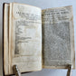 1733 BIBLE in FRENCH Old and New Testament DECORATIVE BINDING antique