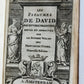 1733 BIBLE in FRENCH Old and New Testament DECORATIVE BINDING antique