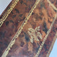 1733 BIBLE in FRENCH Old and New Testament DECORATIVE BINDING antique