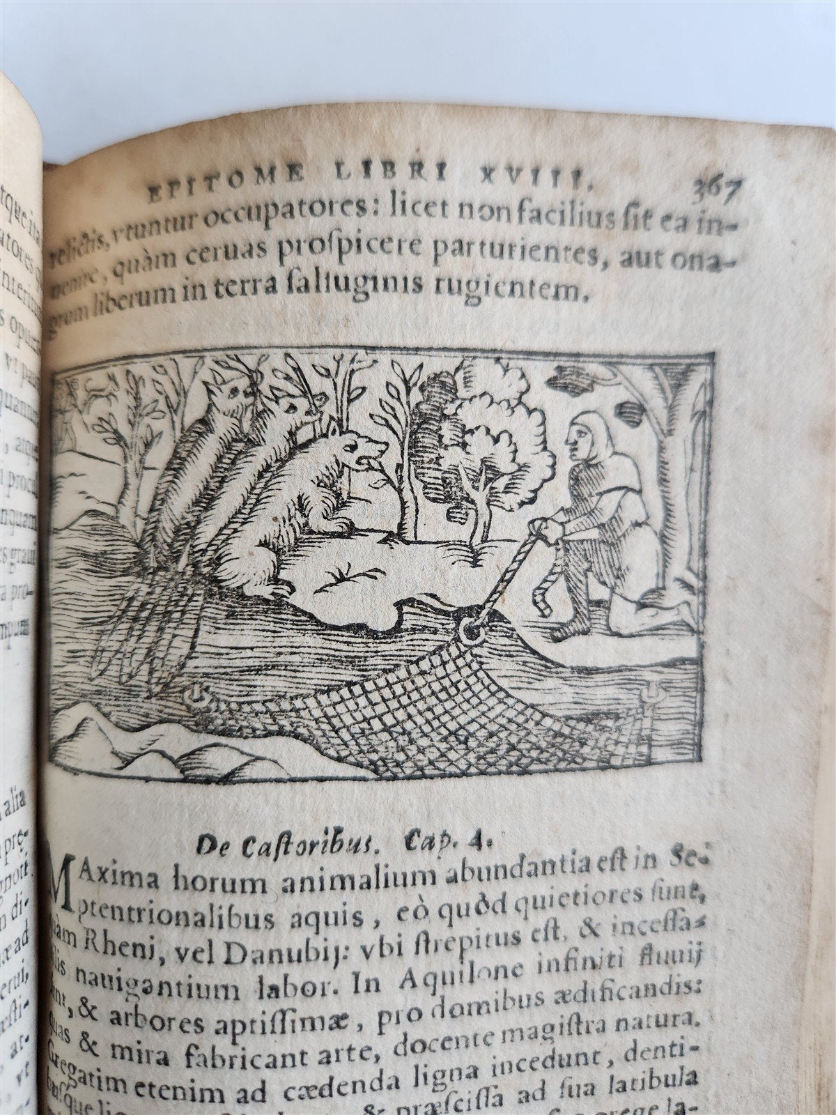 1557 DESCRIPTION of NORTHERN PEOPLE by O. MAGNUS antique ILLUSTRATED SCANDINAVIA