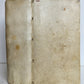 1712 GEOMETRY ILLUSTRATED antique in GERMAN vellum bound