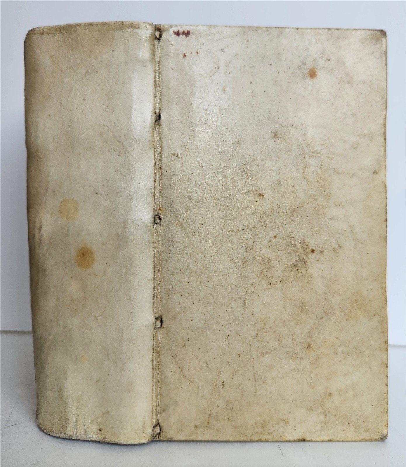 1712 GEOMETRY ILLUSTRATED antique in GERMAN vellum bound