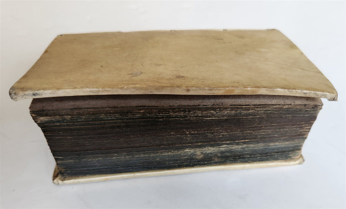 1712 GEOMETRY ILLUSTRATED antique in GERMAN vellum bound