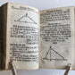 1712 GEOMETRY ILLUSTRATED antique in GERMAN vellum bound
