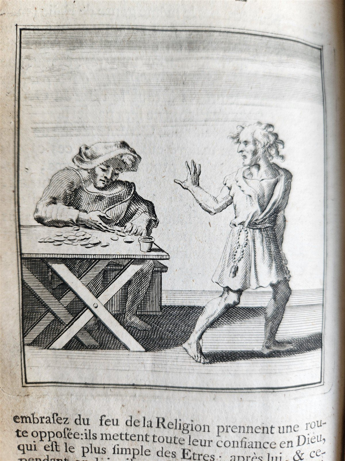 1731 ILLUSTRATED IN PRAISE of FOLLY by Erasmus of Rotterdam antique