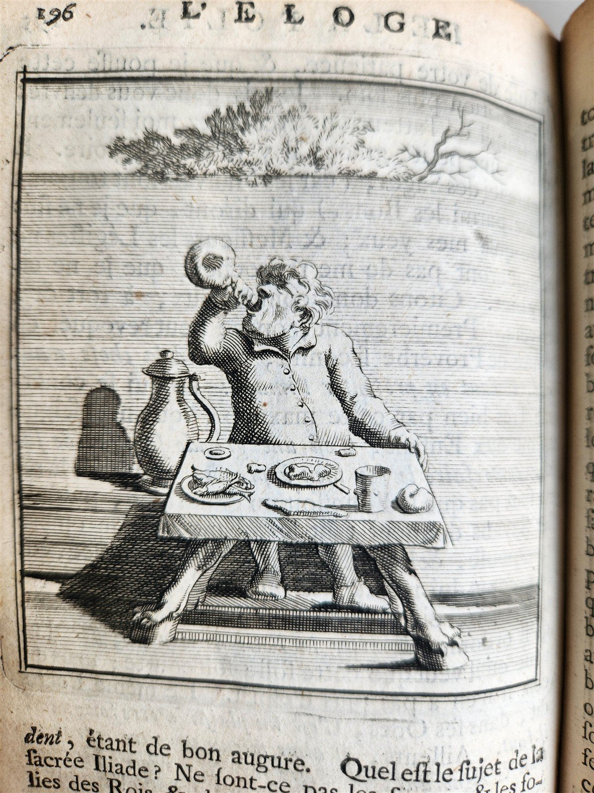 1731 ILLUSTRATED IN PRAISE of FOLLY by Erasmus of Rotterdam antique