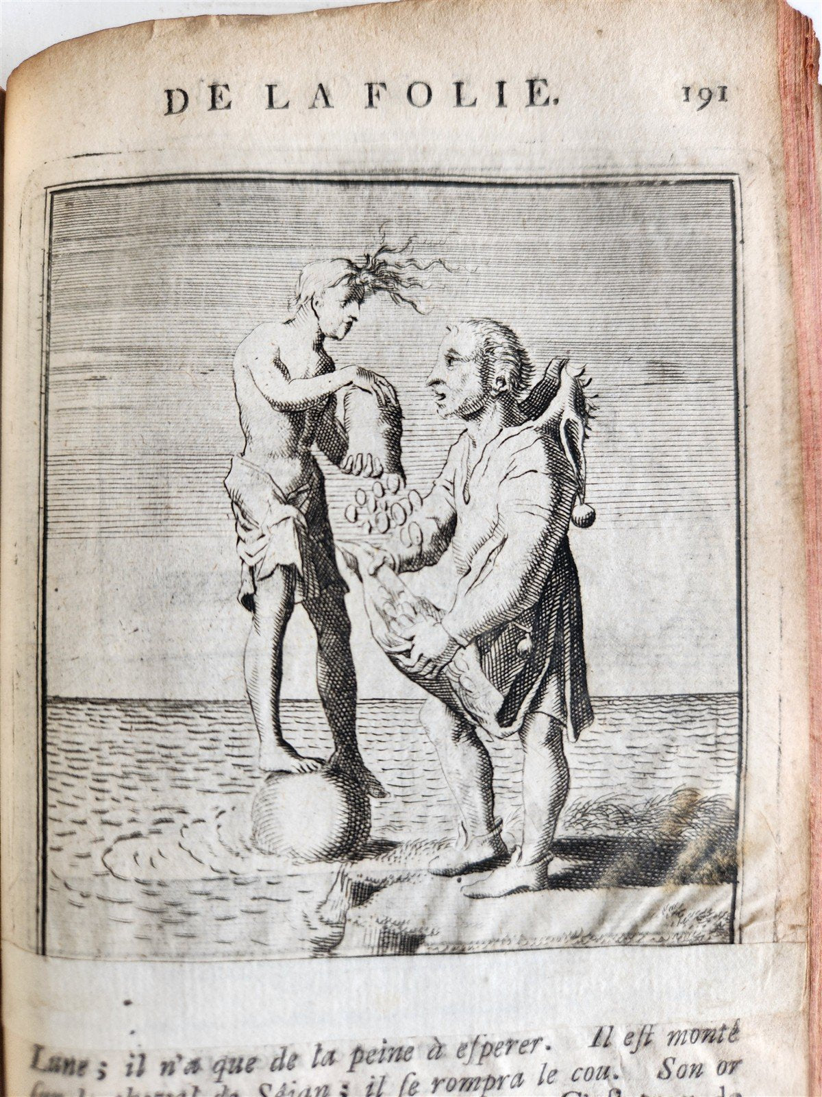 1731 ILLUSTRATED IN PRAISE of FOLLY by Erasmus of Rotterdam antique
