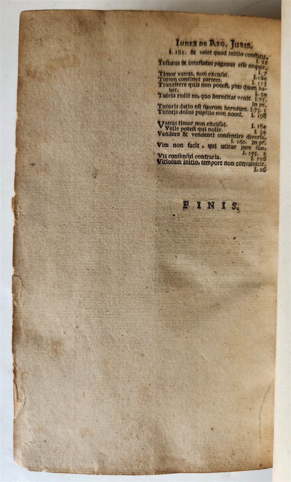1678 JUSTINIAN LAW BOOK Sacratissimi principis, institutionum antique