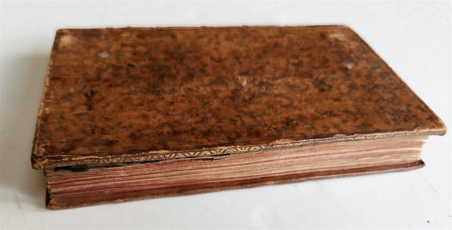 1716 GEOMETRY by LE CLERC antique ILLUSTRATED w/ 45 ENGRAVINGS