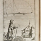 1716 GEOMETRY by LE CLERC antique ILLUSTRATED w/ 45 ENGRAVINGS