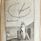 1716 GEOMETRY by LE CLERC antique ILLUSTRATED w/ 45 ENGRAVINGS