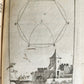 1716 GEOMETRY by LE CLERC antique ILLUSTRATED w/ 45 ENGRAVINGS