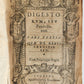 1581 LAW BOOK DIGESTORUM Corpus iuris civilis antique HERALDIC BINDING