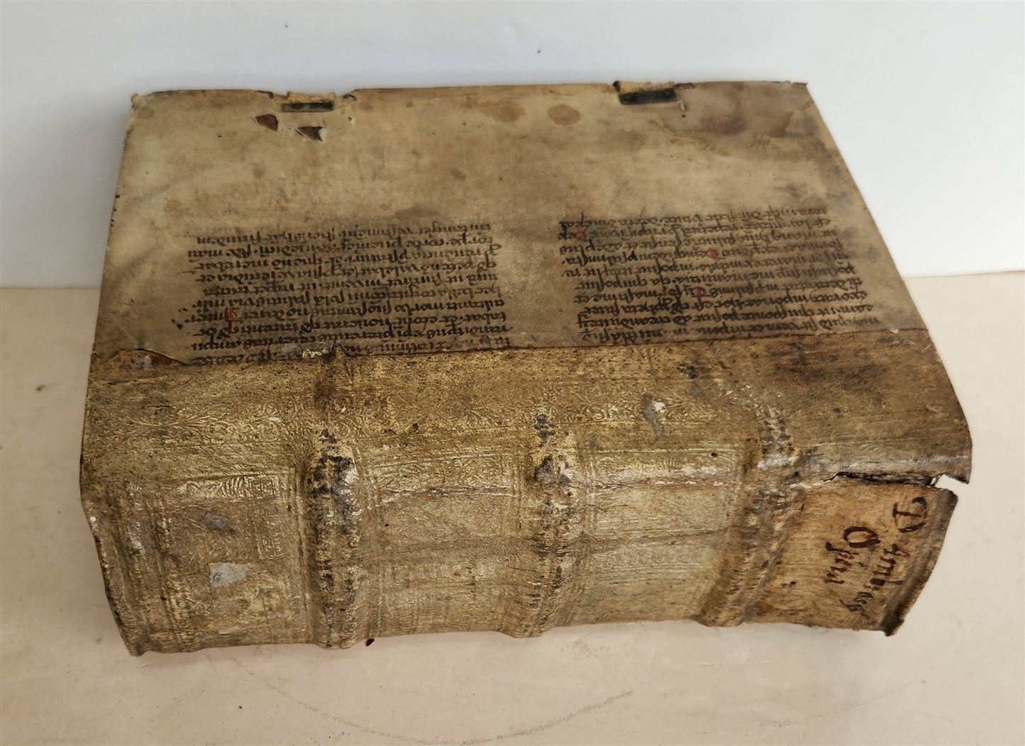 1506 POST-INCUNABULA ST.AMBROSE of MILAN antique OMNIA OPERA v. I