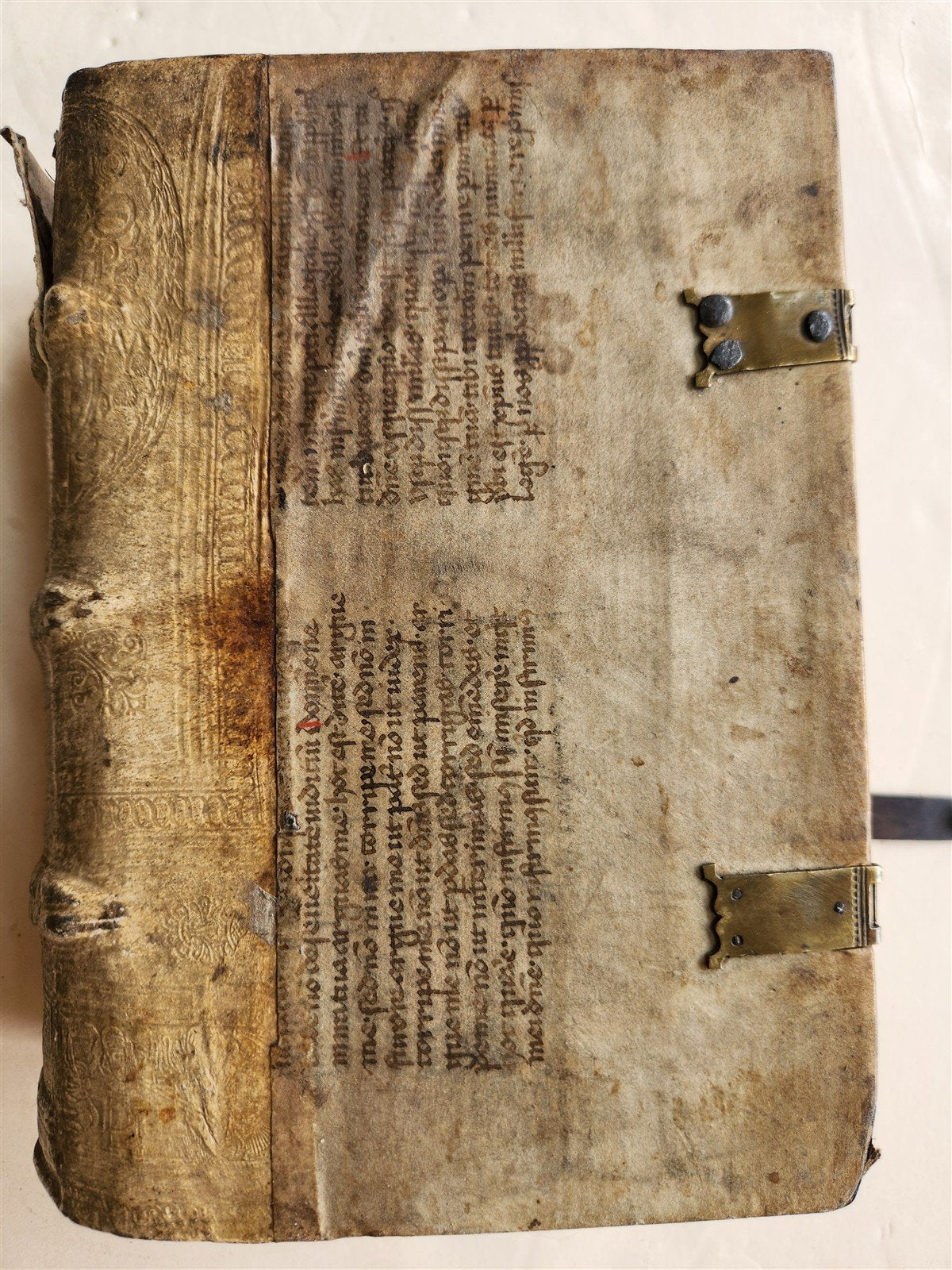 1506 POST-INCUNABULA ST.AMBROSE of MILAN antique OMNIA OPERA v. I