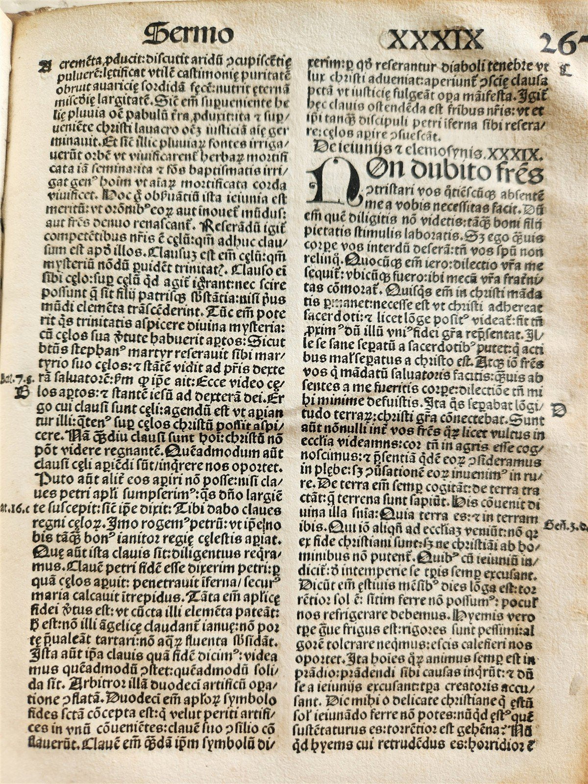 1506 POST-INCUNABULA ST.AMBROSE of MILAN antique OMNIA OPERA v. III