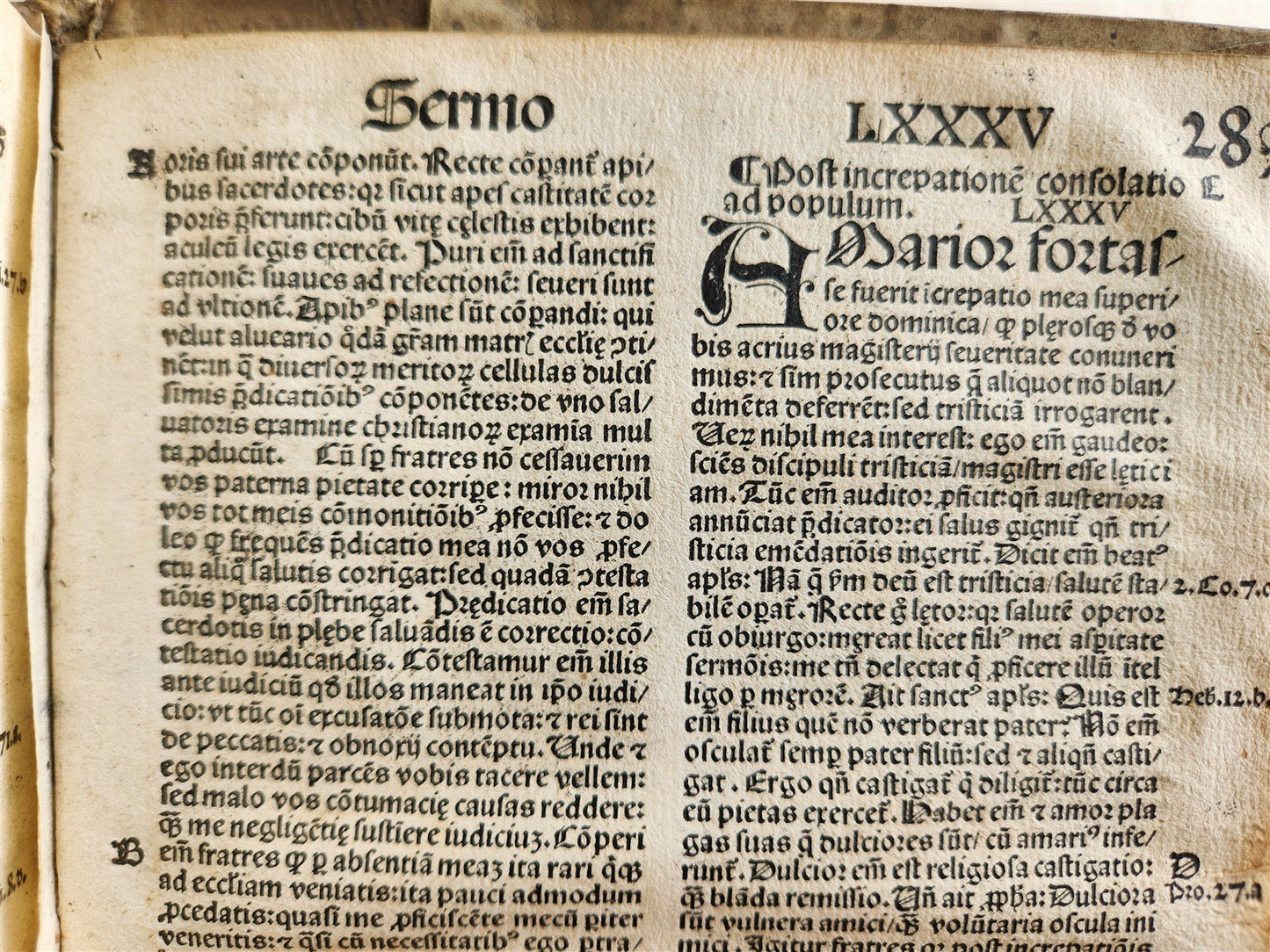 1506 POST-INCUNABULA ST.AMBROSE of MILAN antique OMNIA OPERA v. III