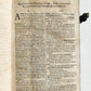 1653 LATIN GERMAN DICTIONARY antique PIGSKIN BINDING