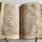 1653 LATIN GERMAN DICTIONARY antique PIGSKIN BINDING