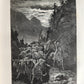1874 L'ESPAGNE Illustrated by GUSTAVE DORE antique DESCRIPTION of SPAIN FOLIO