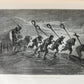 1874 L'ESPAGNE Illustrated by GUSTAVE DORE antique DESCRIPTION of SPAIN FOLIO