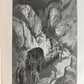 1874 L'ESPAGNE Illustrated by GUSTAVE DORE antique DESCRIPTION of SPAIN FOLIO