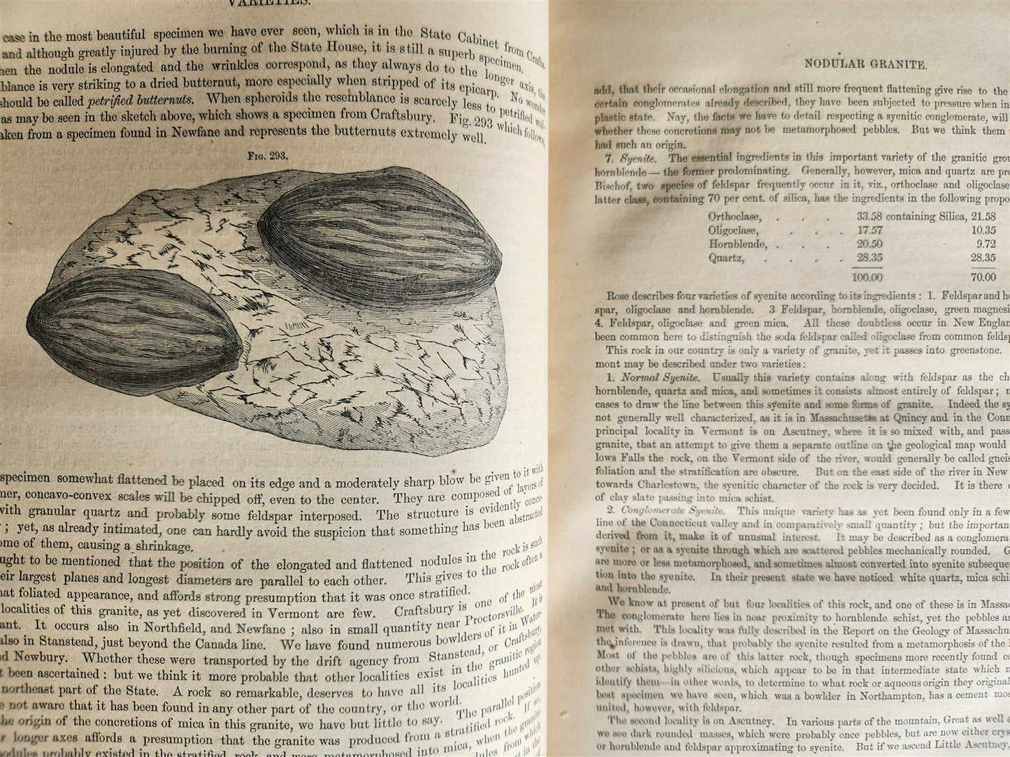 1861 Report on the Geology of Vermont 2 VOLUMES antique ILLUSTRATED Americana