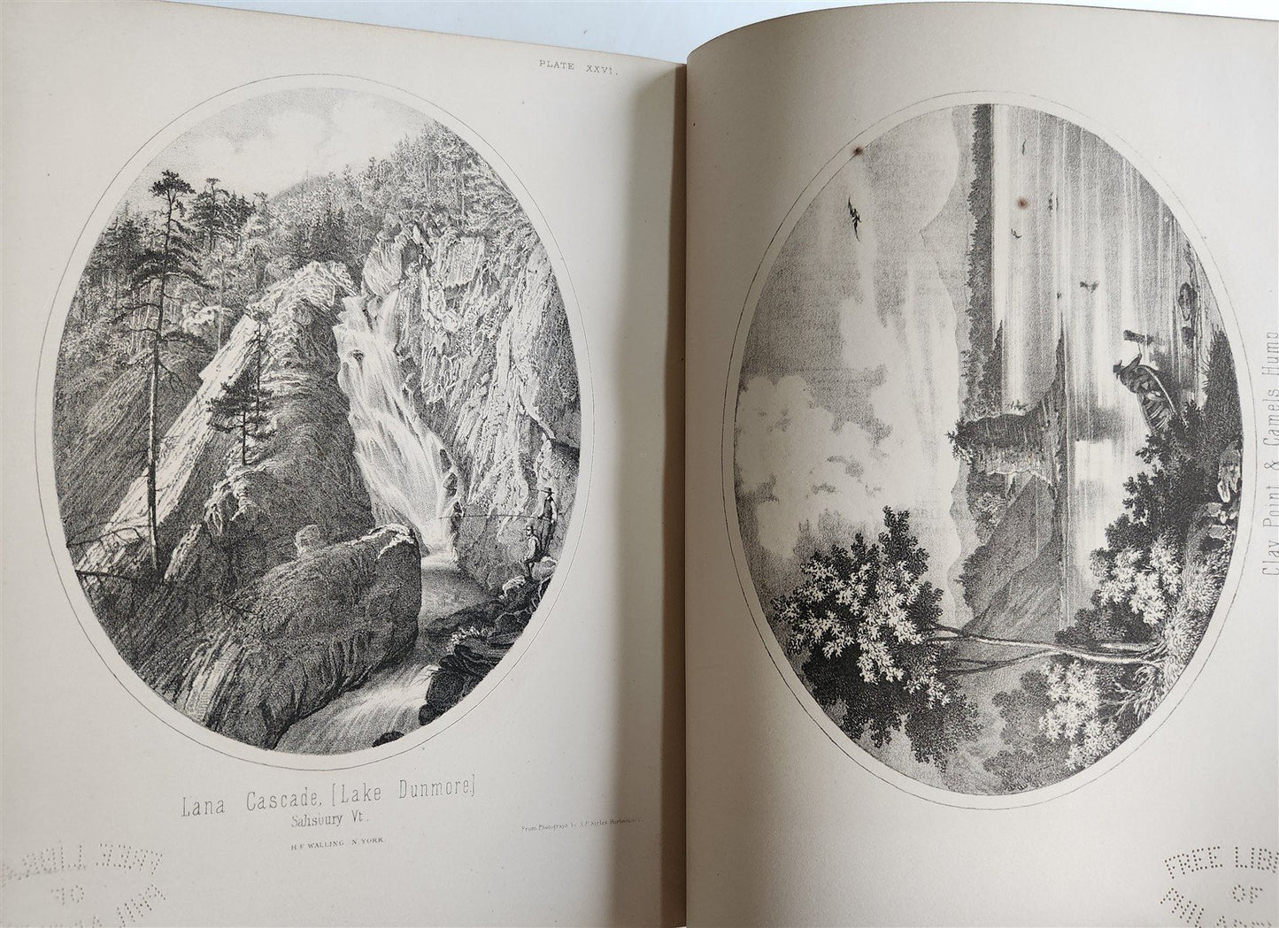1861 Report on the Geology of Vermont 2 VOLUMES antique ILLUSTRATED Americana