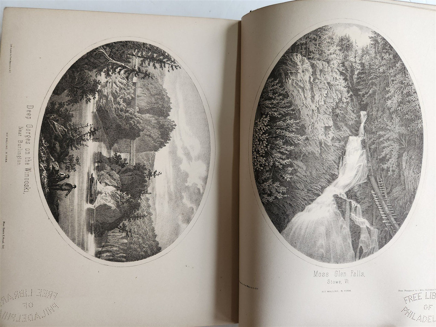 1861 Report on the Geology of Vermont 2 VOLUMES antique ILLUSTRATED Americana