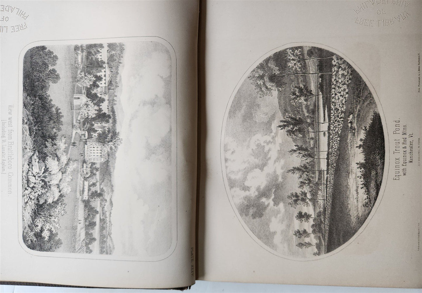 1861 Report on the Geology of Vermont 2 VOLUMES antique ILLUSTRATED Americana