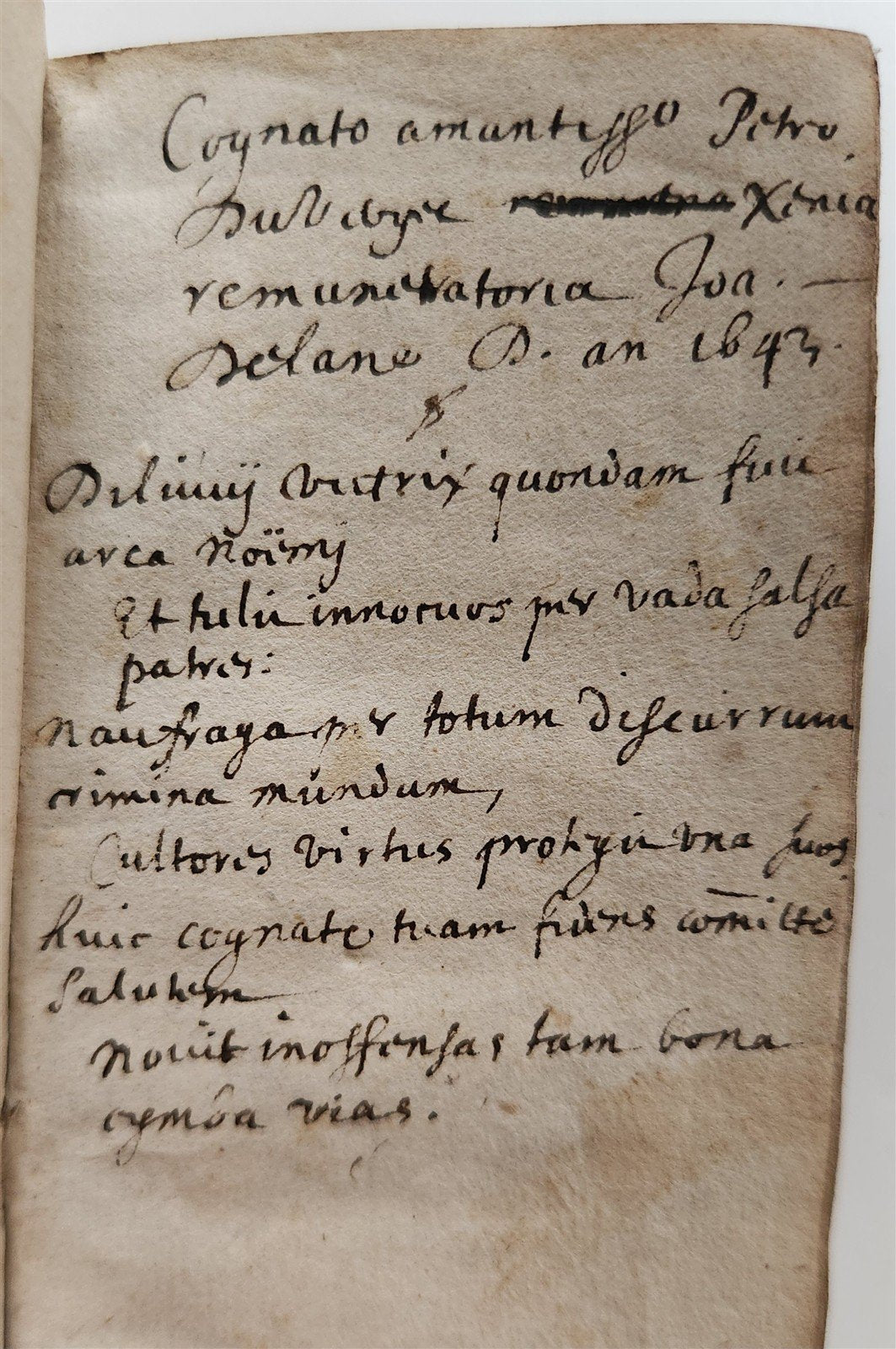 1640 JEREMIAS DREXEL Noe architectus arcæ in diluvio navarchus antique VELLUM