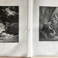 1870s BIBLE GUSTAVE DORE LLUSTRATED 2 VOLUMES MASSIVE FOLIO antique 230 plates