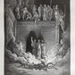 1870s BIBLE GUSTAVE DORE LLUSTRATED 2 VOLUMES MASSIVE FOLIO antique 230 plates