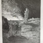 1870s BIBLE GUSTAVE DORE LLUSTRATED 2 VOLUMES MASSIVE FOLIO antique 230 plates