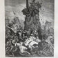 1870s BIBLE GUSTAVE DORE LLUSTRATED 2 VOLUMES MASSIVE FOLIO antique 230 plates