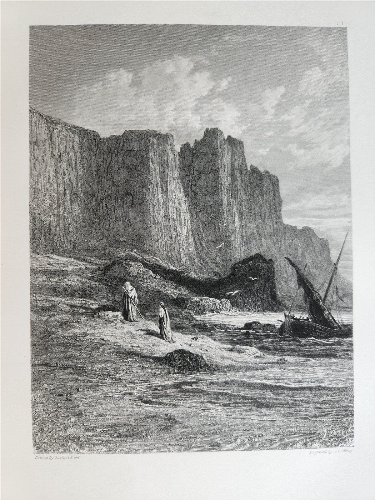 1867 GUSTAVE DORE ILLUSTRATED VIVIEN by ALFRED TENNYSON antique FOLIO poetry