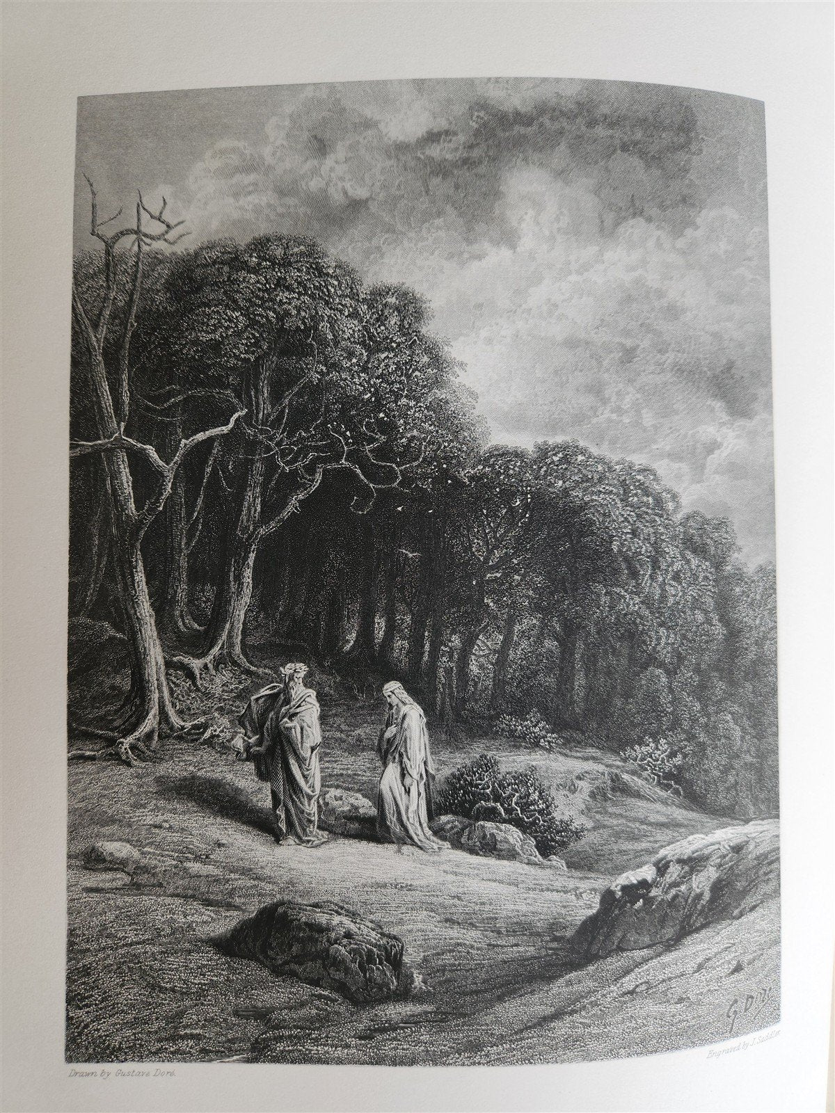 1867 GUSTAVE DORE ILLUSTRATED VIVIEN by ALFRED TENNYSON antique FOLIO poetry