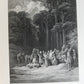 1867 GUSTAVE DORE ILLUSTRATED VIVIEN by ALFRED TENNYSON antique FOLIO poetry