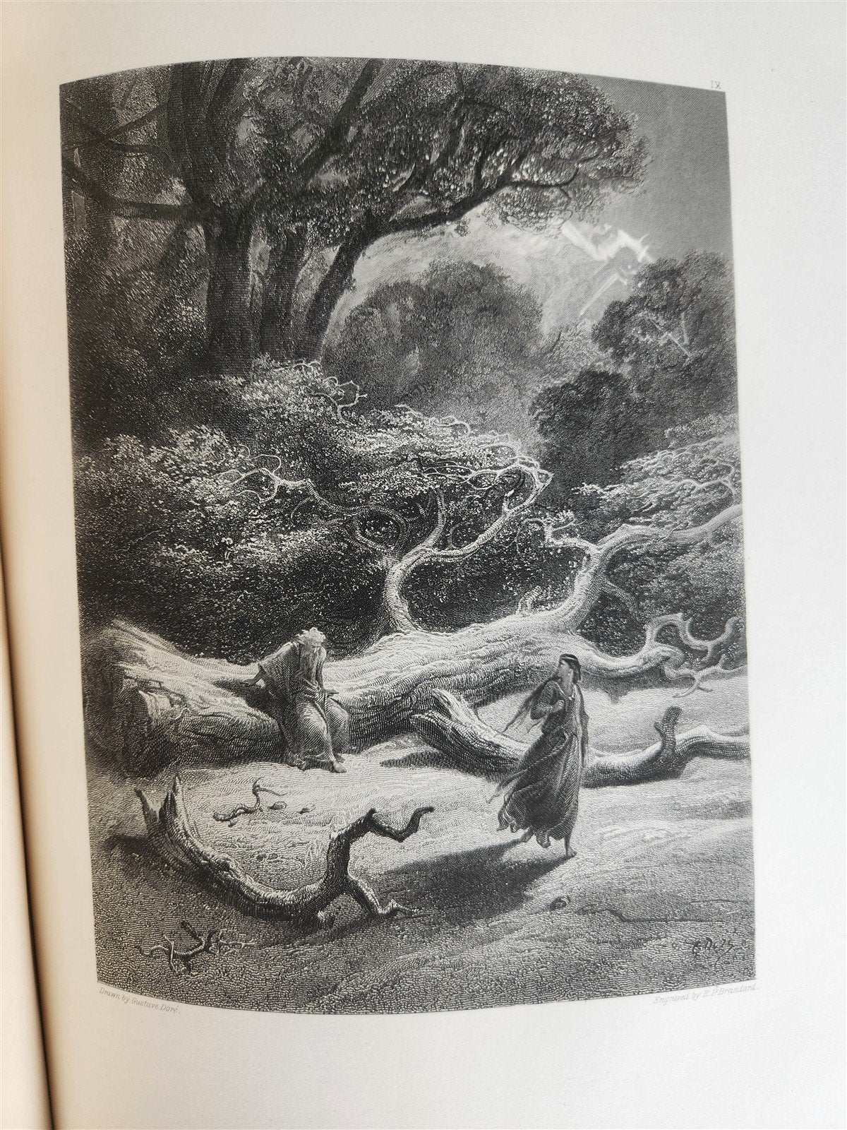 1867 GUSTAVE DORE ILLUSTRATED VIVIEN by ALFRED TENNYSON antique FOLIO poetry