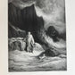 1867 GUSTAVE DORE ILLUSTRATED VIVIEN by ALFRED TENNYSON antique FOLIO poetry