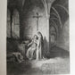 1867 GUSTAVE DORE ILLUSTRATED VIVIEN by ALFRED TENNYSON antique FOLIO poetry
