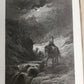 1867 GUSTAVE DORE ILLUSTRATED VIVIEN by ALFRED TENNYSON antique FOLIO poetry