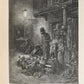 1872 LONDON PILGRIMAGE by B. Jerrold antique ILLUSTRATED by GUSTAVE DORE FOLIO