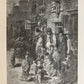1872 LONDON PILGRIMAGE by B. Jerrold antique ILLUSTRATED by GUSTAVE DORE FOLIO