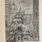 1872 LONDON PILGRIMAGE by B. Jerrold antique ILLUSTRATED by GUSTAVE DORE FOLIO