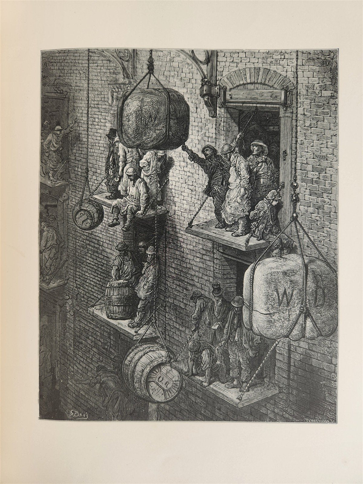 1872 LONDON PILGRIMAGE by B. Jerrold antique ILLUSTRATED by GUSTAVE DORE FOLIO