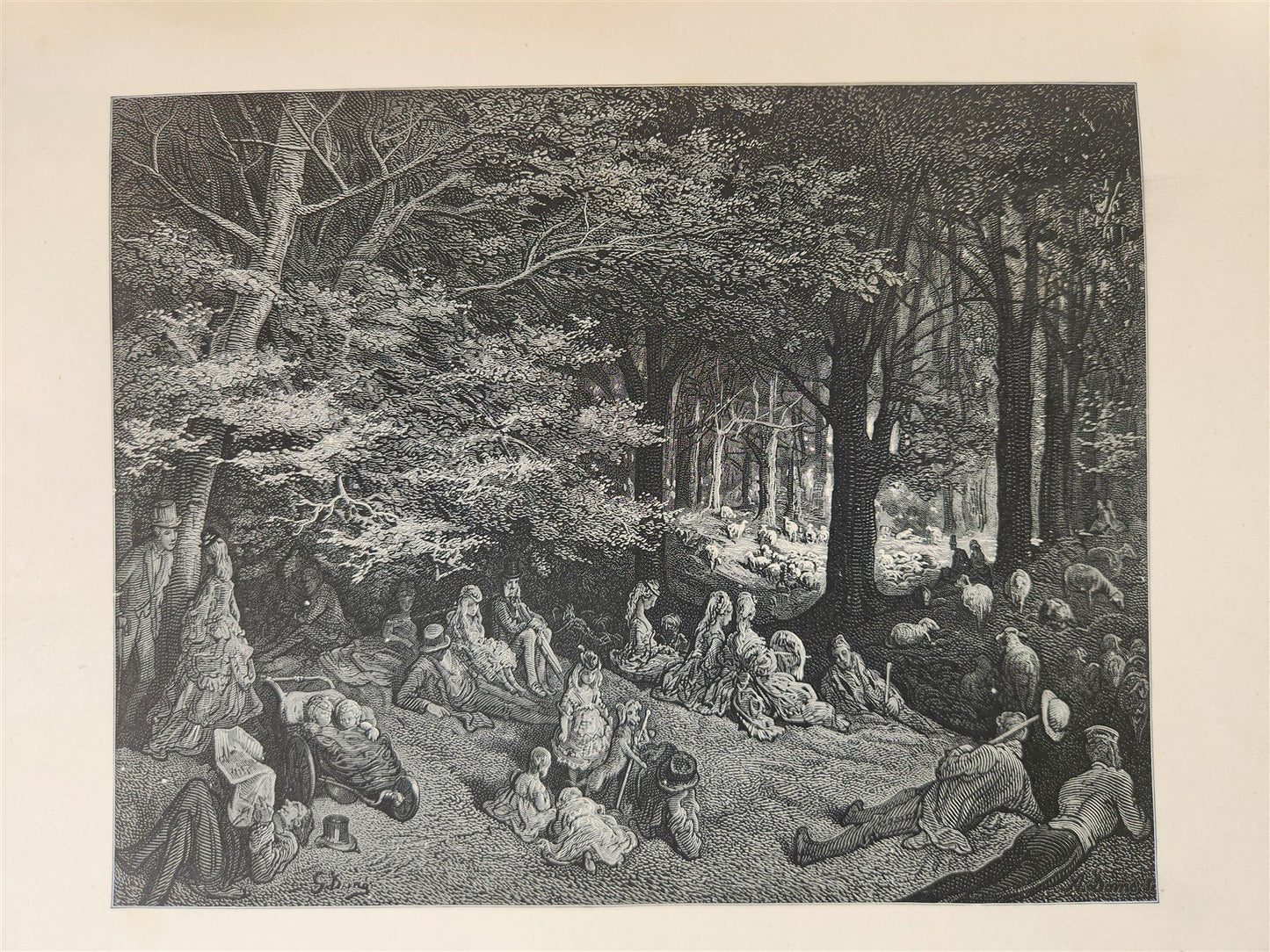 1872 LONDON PILGRIMAGE by B. Jerrold antique ILLUSTRATED by GUSTAVE DORE FOLIO